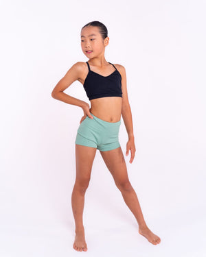 Soft sustainable ribbed fabric texture - material close-up