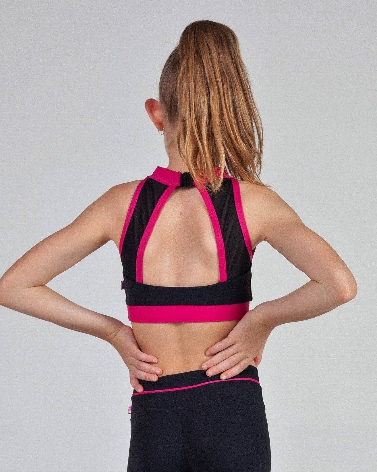 Back to Basics - Gracie Crop - Pink Lemon Dancewear