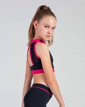 Back to Basics - Gracie Crop - Pink Lemon Dancewear