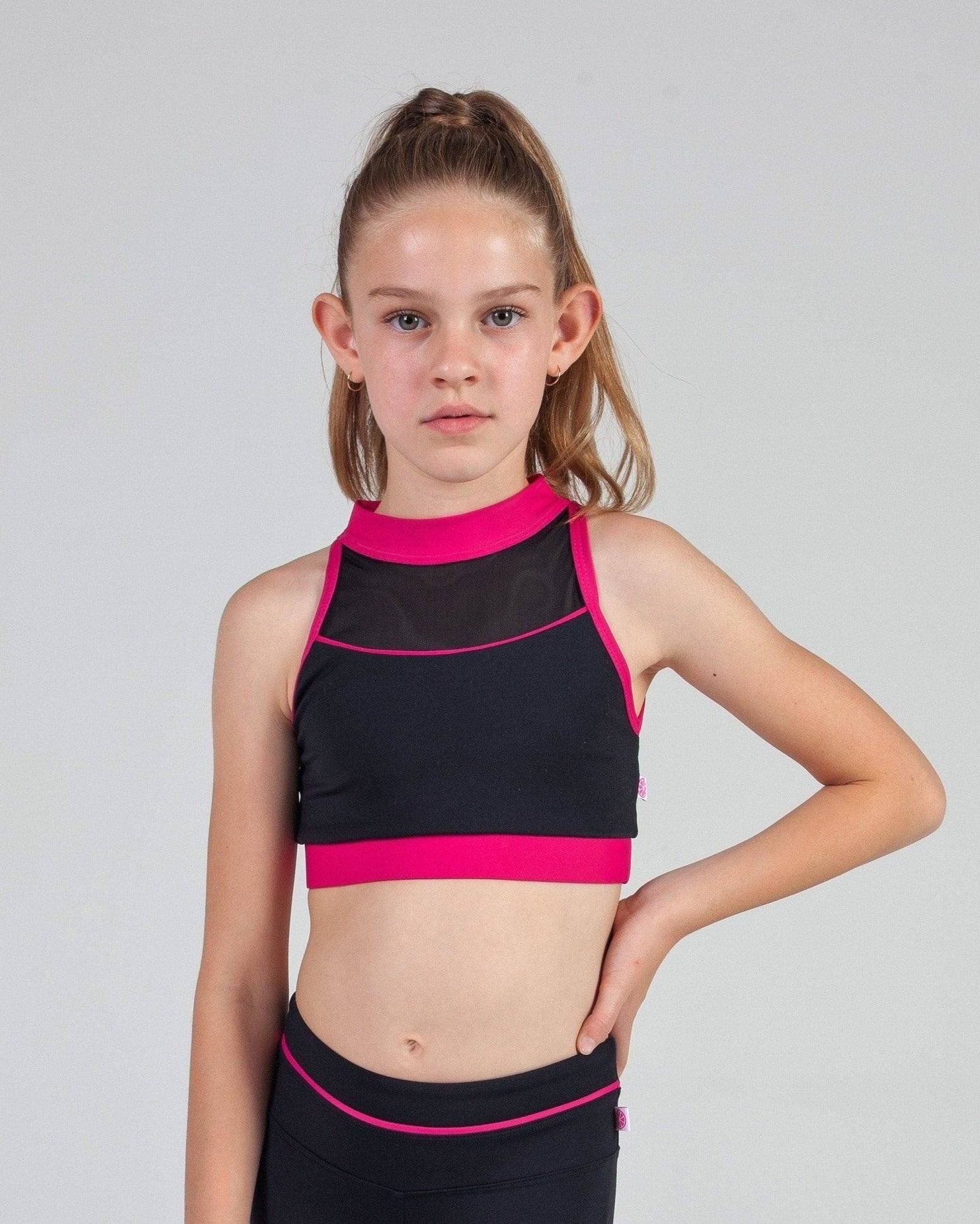 Back to Basics - Gracie Crop - Pink Lemon Dancewear