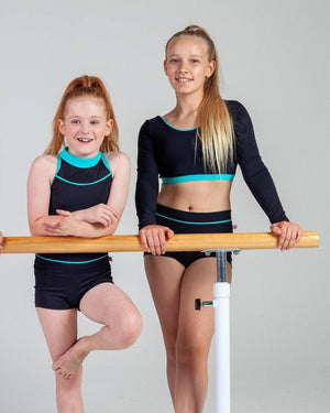 Back to Basics - Long Sleeved Crop - Pink Lemon Dancewear