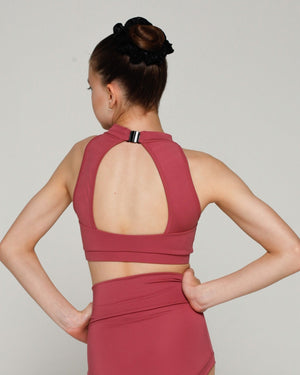 Gracie Crop Top - Pink Lemon Dancewear