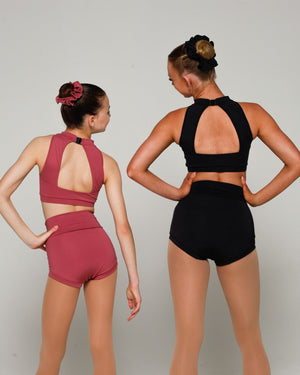 High Waisted Dance Briefs - Pink Lemon Dancewear