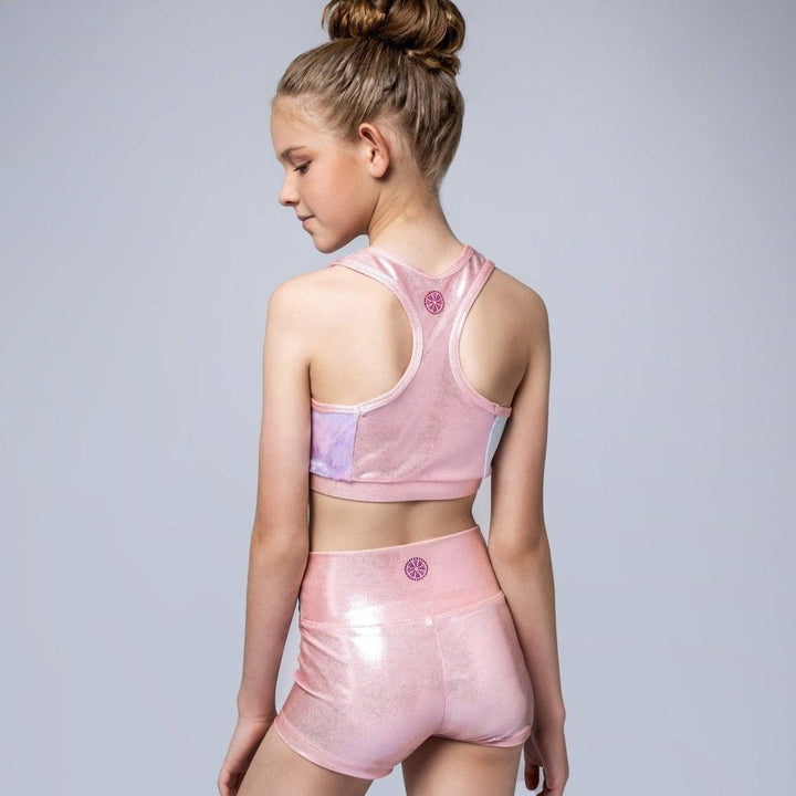 Lola Crop Top - Pink Lemon Dancewear