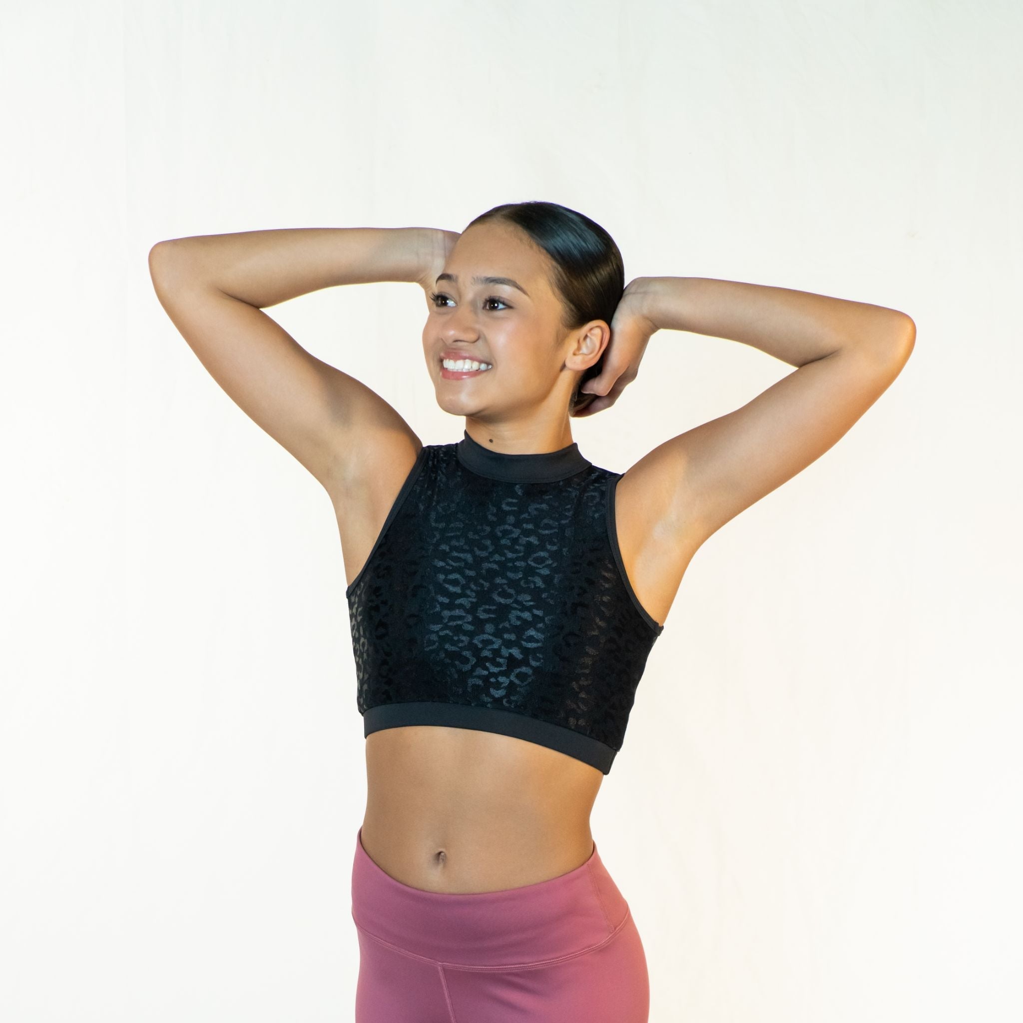 Buy Autumn Lace Crop Tops & Booty Shorts Online Australia | Pink Lemon Dancewear