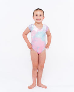 Rosie Capped Sleeve Velvet Leotard