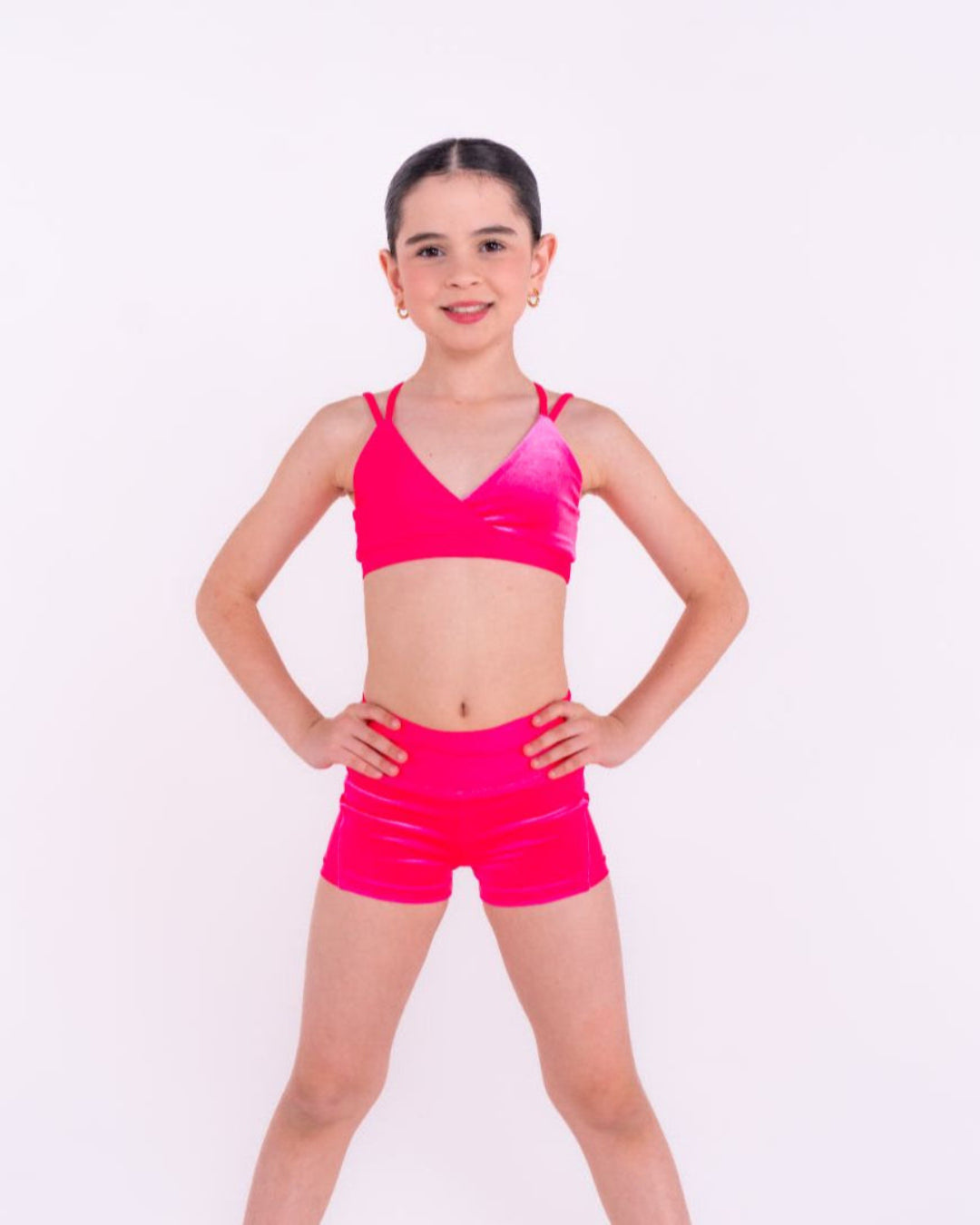 Glow Splice Velvet Dance Shorts