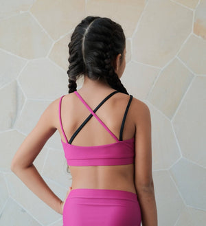 Amity Crop PRE-ORDER - Pink Lemon Dancewear