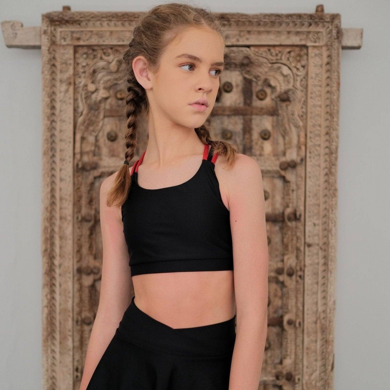 Aria Crop PRE-ORDER - Pink Lemon Dancewear