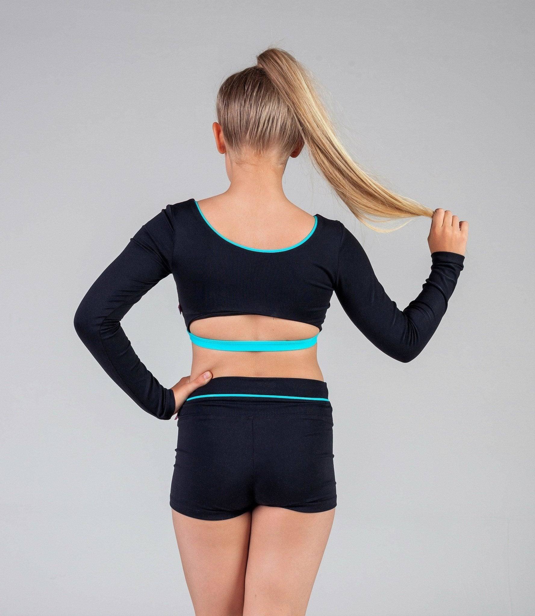 Back to Basics - Long Sleeved Crop - Pink Lemon Dancewear