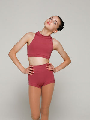 High Waisted Dance Briefs - Pink Lemon Dancewear